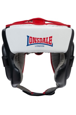 Шлем Lonsdale Padbury SM черн/бел/красн.