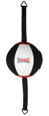Груша на растяжках Lonsdale Laval 20 см. черн/бел.